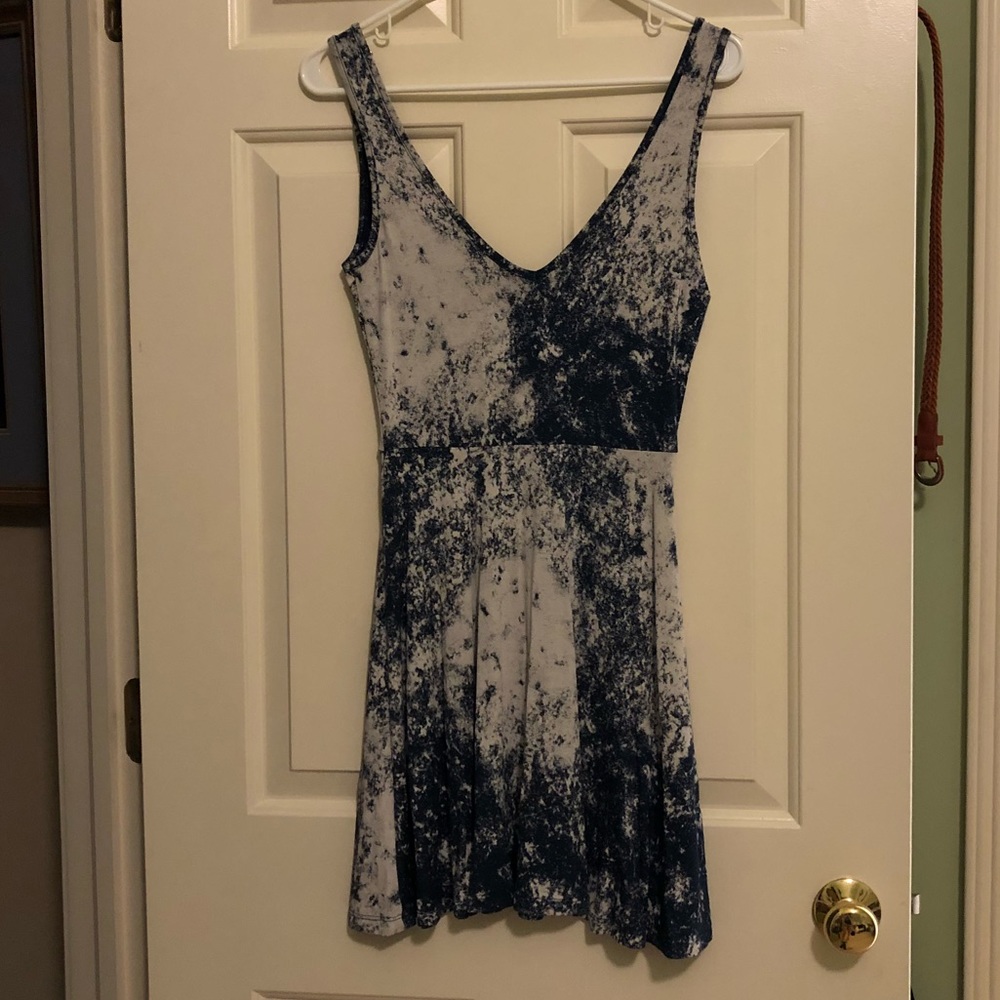Blue and white tie dye dress!!!